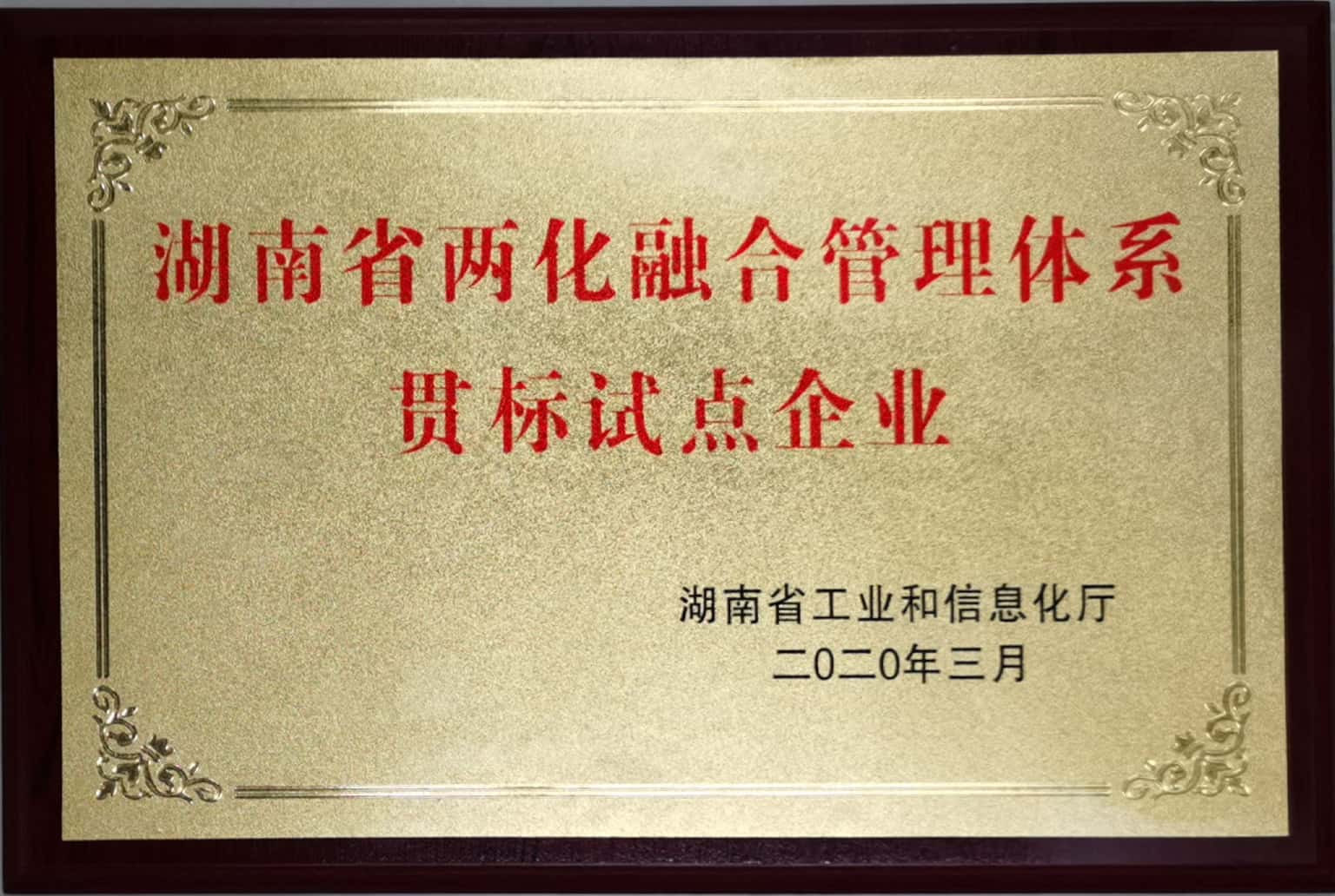 两化融合贯标试点企业